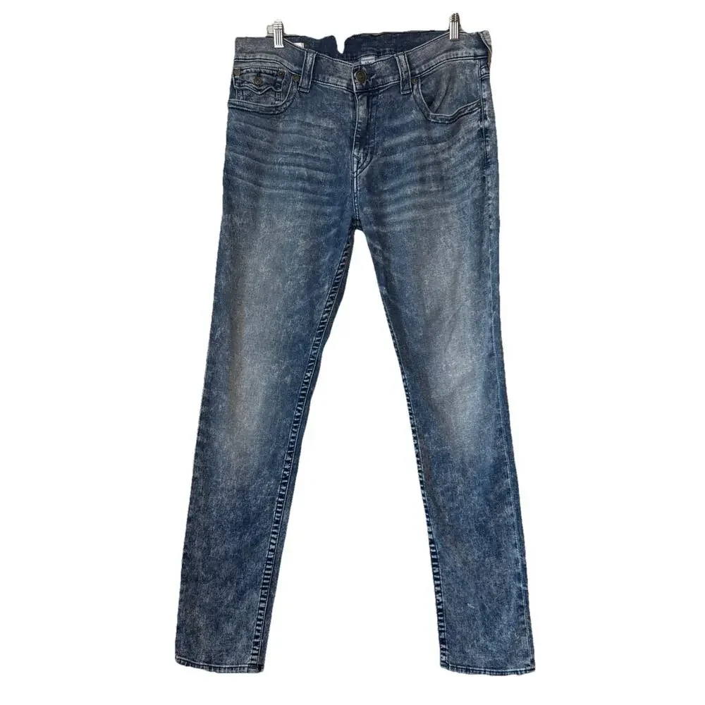 True Religion Rocco Relaxed Skinny Men's Jeans Size 34